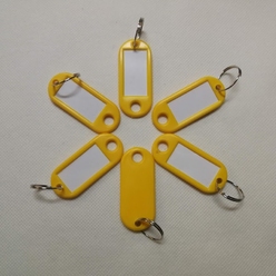 Kulcsjelölő biléta közép sárga 100 db