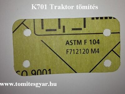 K701 Traktor tömítés Temafast Economy Lv.: 0,5mm (CNC004.) - Tömítésgyár Webshop