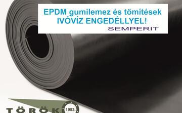 EPDM E 628 gumilemez SEMPERIT IVÓVÍZ ALKALMAZÁSHOZ