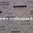 Temafast Economy tömítő lemez - tömítő tábla 4 MPa 140 °C 1500x750x2,0 mm - Tömítésgyár Webshop