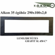 (170/3) Grafit SL Alkon 35 égőhöz 290 x 100 x 2