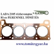 LADA 2105 szíjas motorhoz hengerfej tömítés rézborítással 81mm -es fémperemmel - Tömítésgyár webshop