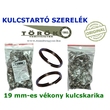 19 mm vékony kulcskarika 100 db
