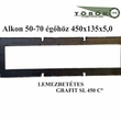 (170/4) Grafit SL Alkon 50-70 égőhöz 450 x 135 x 5