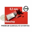  Prémium Gumilövedék 8.2 mm – Pontos és Megbízható Gumigolyó - Tömítésgyár Webshop