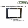 Alcon Unical 90-es gázkazán égőtömítés Grafit SP tűnyársas 335x235x2 - Tömítésgyár Webshop