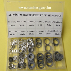 Szortiment 'E' alumínium 180 darabos