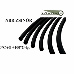 NBR (Nitril-kaucsuk) O-gyűrű zsinór – Fekete 2 méter/egység