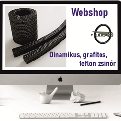 Grafitos teflon (Dinamikus) zsinór Temapack 5410 teflon 20x20 mm /méter - Tömítésgyár Webshop