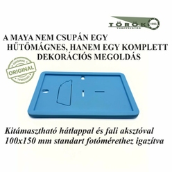 MAYA Mágneses Fotókeret VILÁGOSKÉK 10 db/csomag - Tömítésgyár Webshop