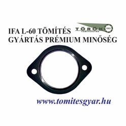 IFA L-60 kipufogódob peremezve Motorit Lv.: 1,5 mm  (520/A.)