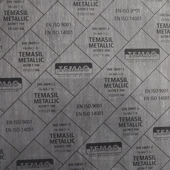 Temasil Metalic dróthálós azbesztmentes tömítőlemez különböző vastagságokban