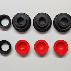 MTZ kormány rúdfej garnitúra alsó-gumis Felső-műanyag (12 darabos)