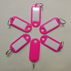 Kulcsjelölő biléta neon pink 100 db