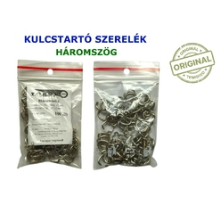 Nem fér át a karika a szűk nyílásba? A háromszög alakú fém szerelőszem a megoldás! 100 darabos gazdaságos kiszerelésben, nikkelezett kivitelben, azonnal raktárról.- Tömítésgyár Webshop