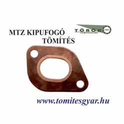 MTZ kipufogó tömítés ovális rézbevonattal 50-1008026