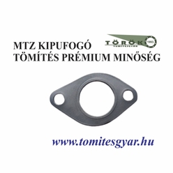 MTZ kipufogó tömítés gyártás, (kerek) rézzel peremezett,acéllal borított, felületkezelt 50-1008027 - Tömítésgyár Webshop