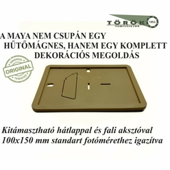 Maya új generációs képkeret VILÁGOSBARNA 10 db/csomag - Tömítésgyár Webshop - Magnet frigider de la producător - rama foto - photo frame