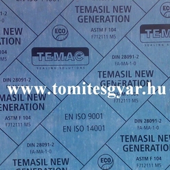 Temasil NG 250 °C tömítő lemez - tömítő tábla 10 MPA 750x750x4,0 mm - Tömítésgyár Webáruház