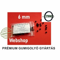  Prémium Gumilövedék 6 mm – Pontos és Megbízható Gumigolyó - Tömítésgyár Webshop