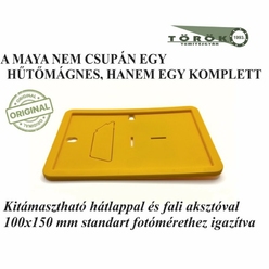 MAYA Mágneses Fotókeret OKKERSÁRGA 10 db/csomag