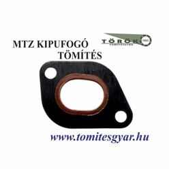 MTZ kipufogó tömítés ovális, peremezett 50-1008026