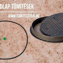 Aknafedlap tömítés EPDM gumi 520x540x5,0 mm - Tömítésgyár Webshop