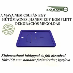 MAYA Mágneses Fotókeret LILA 10 db/csomag - Tömítésgyár Webshop - Magnet frigider de la producător - rama foto - photo frame