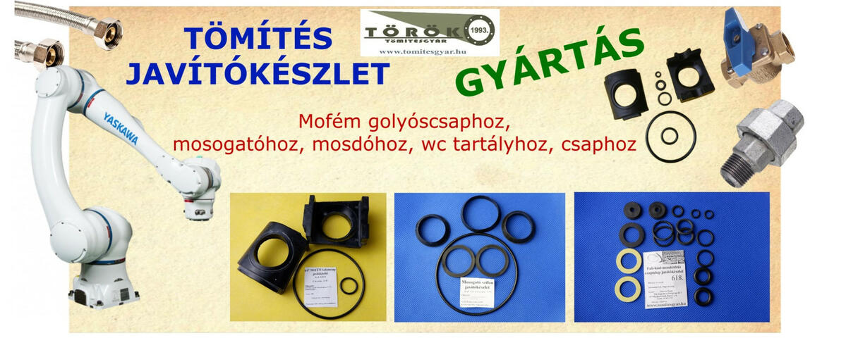 Tömítés javítókészlet MOFÉM csaphoz, mosogatóhoz, mosdóhoz, szifonhoz, wc tartályhoz