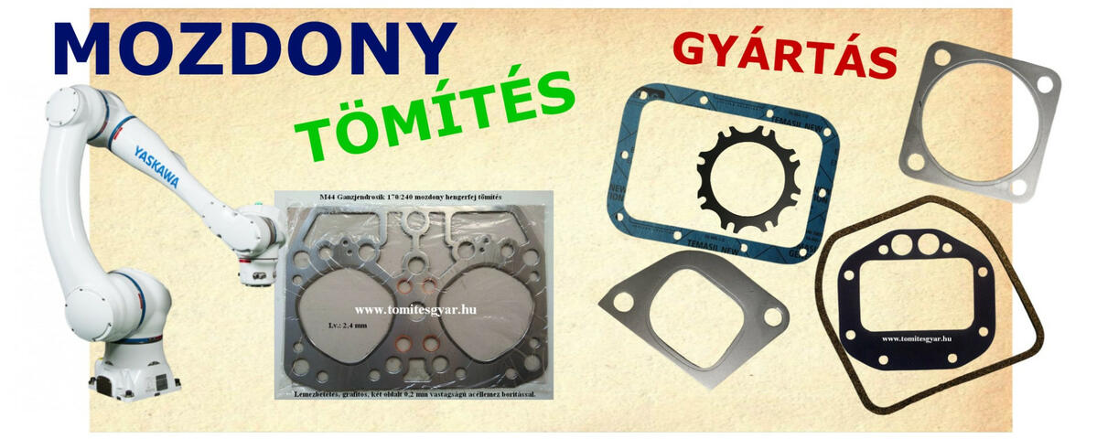 MOZDONY tömítés gyártás M44 Ganzjendrasik 170/240