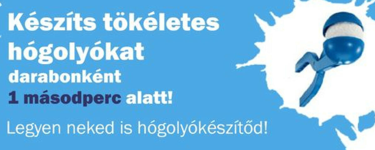 Hógolyó készítő eszköz