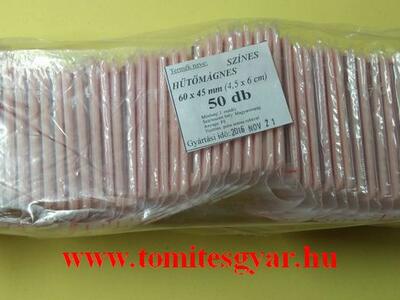 Hűtőmágnes 60 x 45 világosrózsaszín 50 db