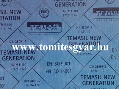 Tűzhelyvédő lemez Temasil NG 750x500x1