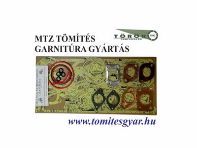 MTZ motor garnitúra EXTRA REZES minőségben Hengerfej tömítés NÉLKÜL! - Tömítésgyár Webshop