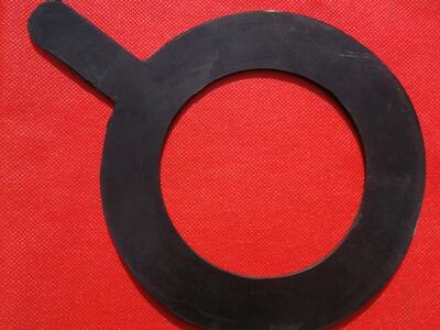 Karima tömítés nyéllel DN 150 NBR olaj - pentán álló gumi 150x212x3,0mm