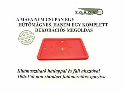 MAYA Mágneses Fotókeret NEON NARANCS 10 db/csomag - hűtőmágnesgyár Webshop, képkeret mágneses