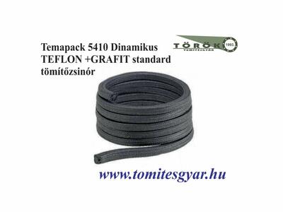Grafitos teflon (Dinamikus) zsinór Temapack 5410 teflon 10x10 mm - Tömítésgyár Webshop