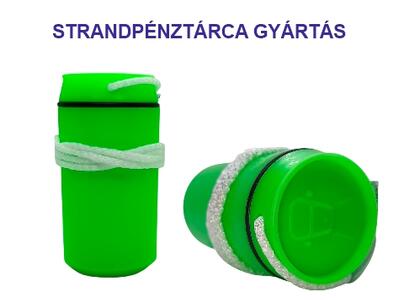  Nagy méretű strandpénztárca ZÖLD 5 db/csomag