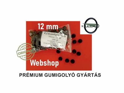  Prémium Gumilövedék 12 mm – Pontos és Megbízható Gumigolyó - Tömítésgyár Webshop