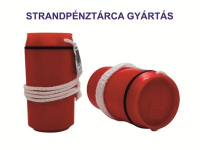  Nagy méretű strandpénztárca PIROS 5 db/csomag