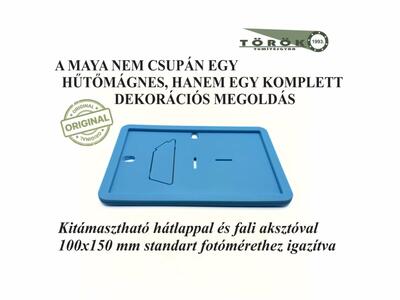 MAYA Mágneses Fotókeret VILÁGOSKÉK 10 db/csomag - Tömítésgyár Webshop