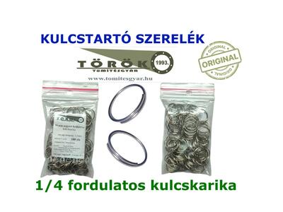 Gyors és kényelmes rögzítés: 1/4 fordulatos kulcskarika bevásárlókocsi érmékhez, kulcsjelölő bilétákhoz