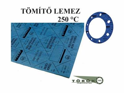 Temasil NG 250 °C tömítő lemez - tömítő tábla 10 MPA 750x500x4,0 mm - Tömítésgyár Webshop