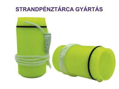  Nagy méretű strandpénztárca SÁRGA 5 db/csomag