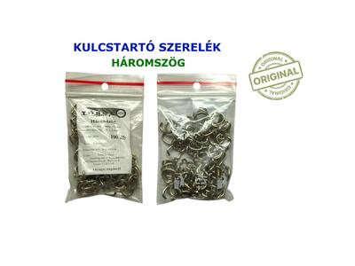 Nem fér át a karika a szűk nyílásba? A háromszög alakú fém szerelőszem a megoldás! 100 darabos gazdaságos kiszerelésben, nikkelezett kivitelben, azonnal raktárról.- Tömítésgyár Webshop