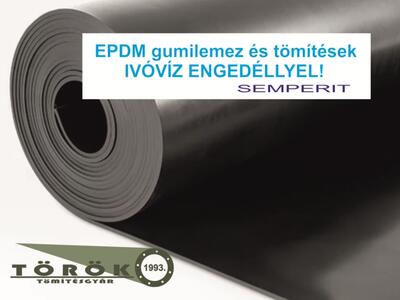 SEMPERIT EPDM E628 gumilemez ivóvíz alkalmazáshoz 1400x1000x3,0 mm