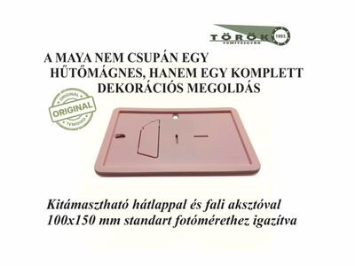 MAYA Mágneses Fotókeret VILÁGOS RÓZSASZÍN 10 db/csomag - Tömítésgyár Webshop, képkeret mágneses