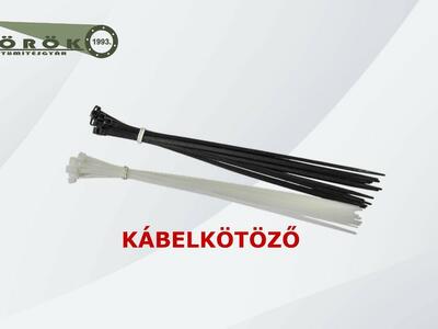 Hagyományos gyorskötöző - kábelkötegelő 3,6 mm széles - Tömítésgyár Webáruház