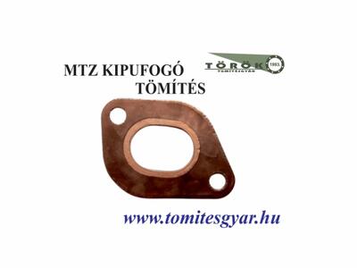 MTZ kipufogó tömítés ovális rézbevonattal 50-1008026