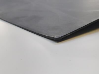 Antisztatikus +25% grafit tartalmú PTFE (teflon) 1200x1200 mm tömítő tábla 